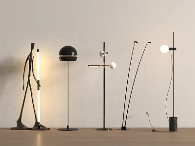 Modern floor lamp 3d model