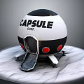 Modern Spaceship Spacecraft 3d model