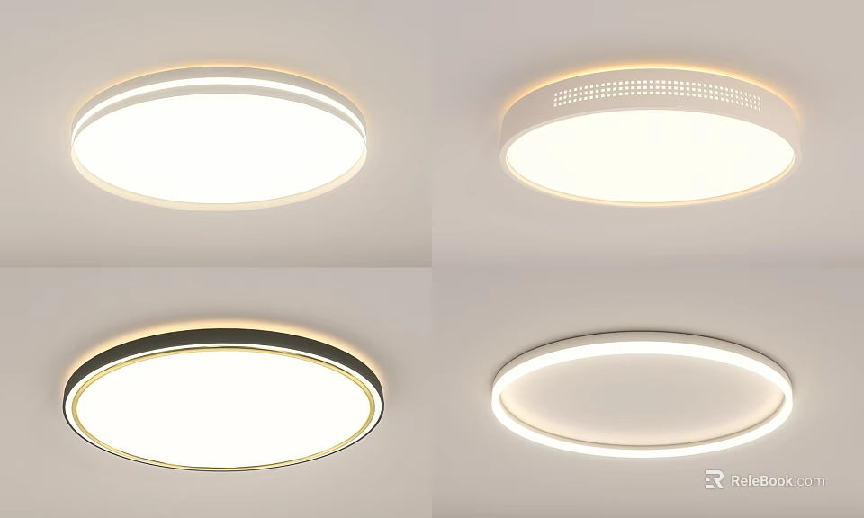 Variety Of Modern Ceiling Lights Designs For Home 3d model