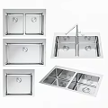 Stainless Steel Kitchen Sink Various Double Bowl Designs With Faucet Options