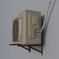 GREE Air Conditioner Fan Mounted on Metal Stand with Power Cord