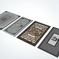 New Chinese-style Floor Tile Collage Paving 3d model
