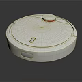 Smart Robot Vacuum Cleaner With White Circular Design For Home Automatic Cleaning 3d model