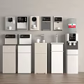 Daily Electrical Appliances Modern Home Display With Coffee Maker Microwave And Water Dispenser