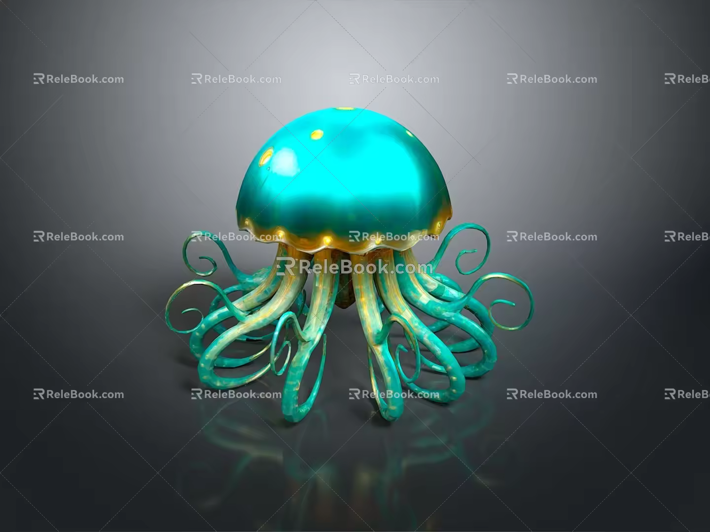 bead squid heart fin whip squid giant squid back ear squid pacific tower squid spindle squid 3d model