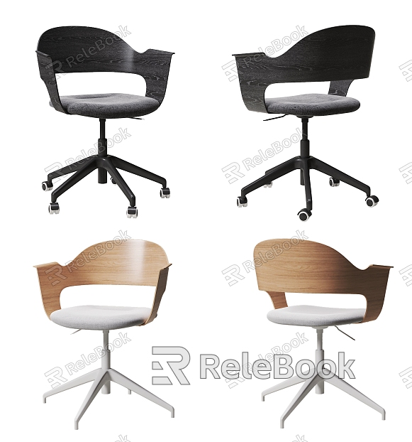 Modern office chair model