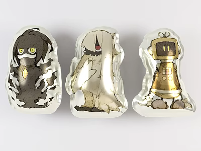 Modern Balloon Home Decoration Balloon Beauty Chen Pendant 3d model