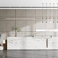 Modern Front Desk 3d model