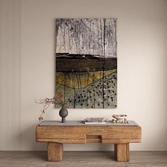 Quiet abstract paintings 3d model