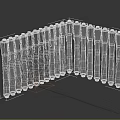 Modern color pen 3d model