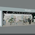 Bright Modern Clothing Store Interior With Display Racks Dresses Sofa And Cozy Rug