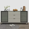 Modern Sideboard Home Sideboard Storage Cabinet 3d model