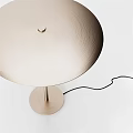 Modern Minimalist Table Lamps With Sleek Disc Shades And Slender Bases In Three Colors