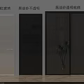 Contemporary Casement Doors Featuring Ribbed Glass And Black Oiled Sand Transparent Opaque Designs
