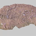Natural Rugged Rocky Ground Surface With Various Stones And Brown Soil