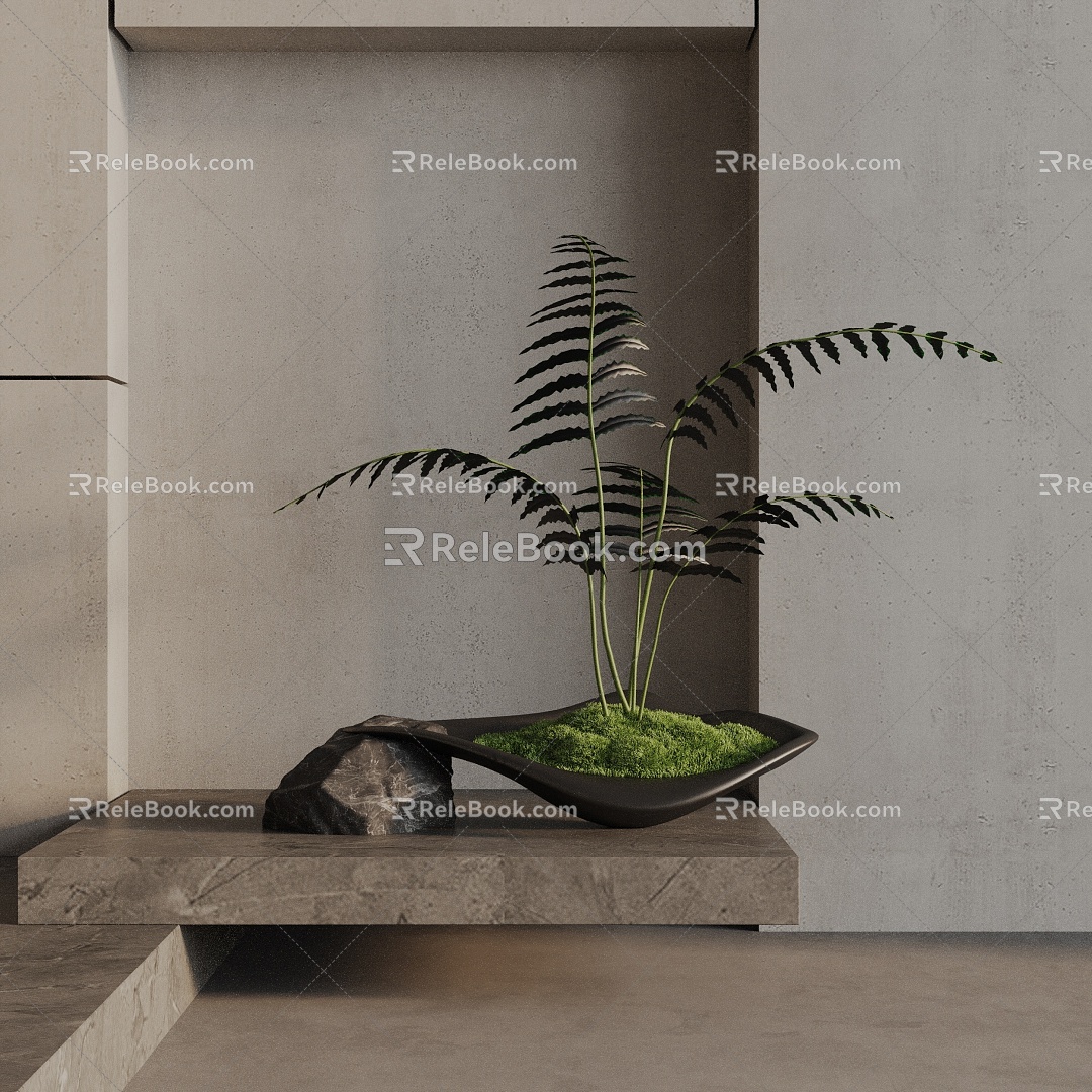 potted plant model