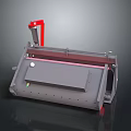 Operator Operating Industrial Processing Machine For Biological Materials Handling
