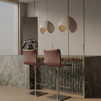 Modern table combination 3d model