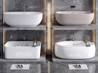 Modern Bathtub 3d model