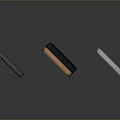 Three Different Colored Smartphones Displaying App Icons On Gray Background With Reflection