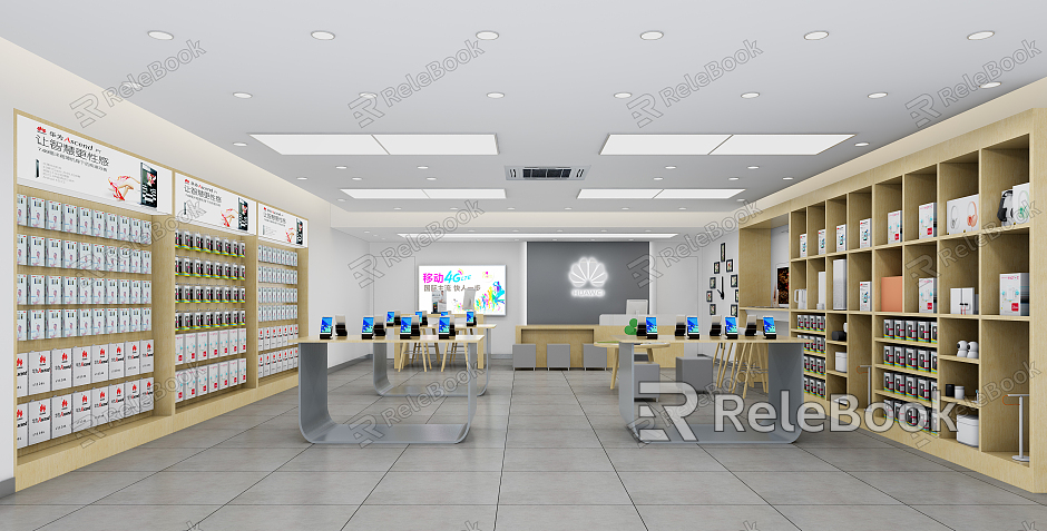 Modern Mobile Phone Store Huawei Mobile Phone Store model