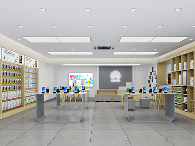 Modern Mobile Phone Store Huawei Mobile Phone Store model