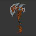 Tomahawk Axe Wooden Axe Handle Axe Mountain Axe Chopping Wood Axe Chopping Wood Axe Magic Axe 3d model