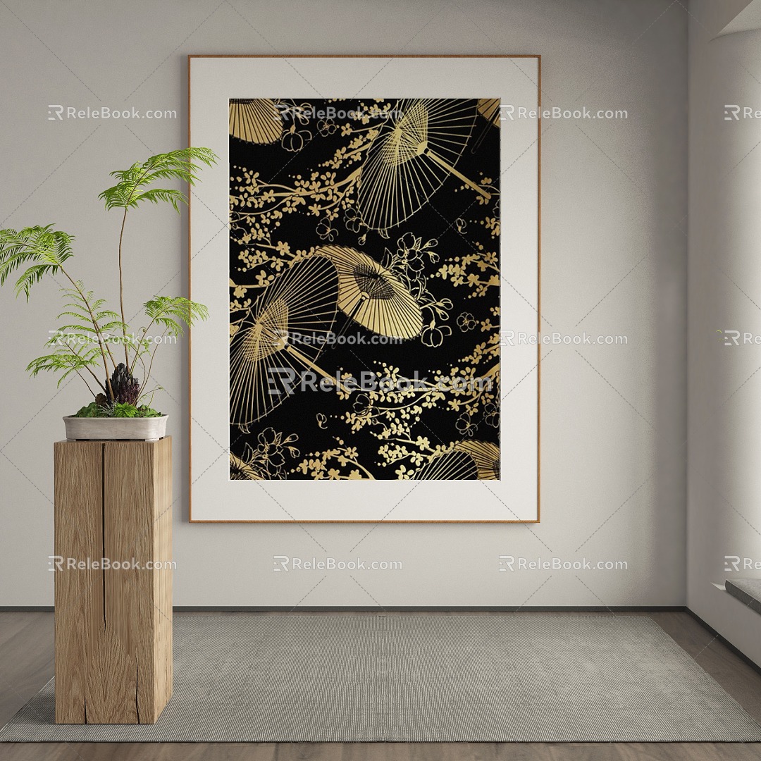 New Chinese Decorative Painting 3d model