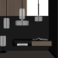 Contemporary Glass Pendant Light Combination For Modern Interior With Various Shapes And Warm Glow