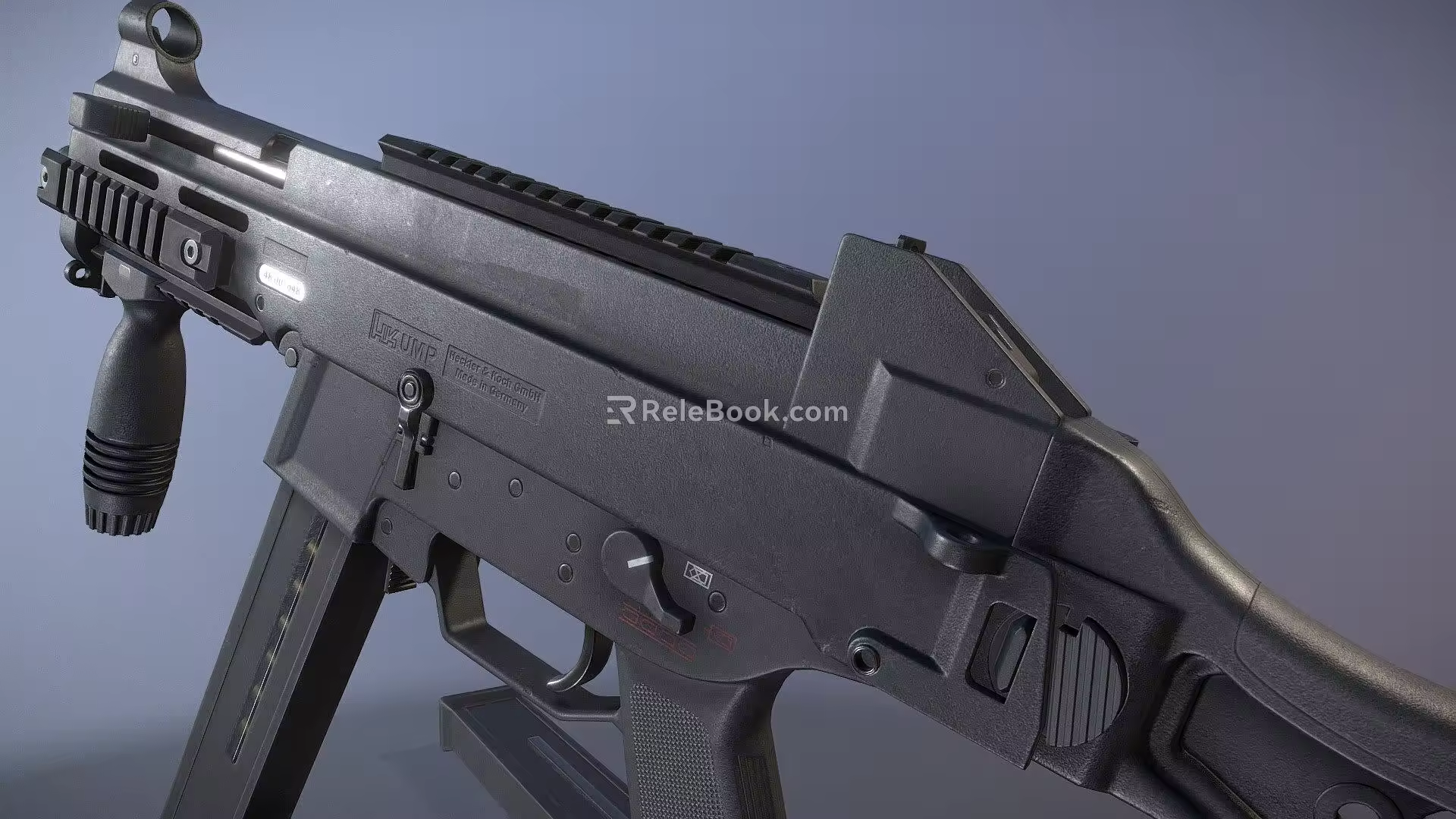 UMP submachine gun 3d model