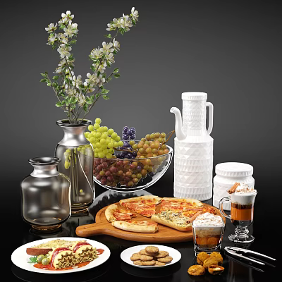 Modern Food 3d model Modern Food 3d model