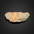 Natural Rockery Stone With Orange Gray Textured Surface For Garden Decoration
