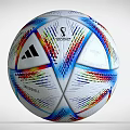 Colorful Adidas FIFA World Cup Soccer Ball As Premium Sports Equipment With Unique Design