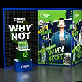 Tuborg Beer Green Bottle With Packaging And Break Rules Slogan