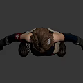 3D Female Character Design With Mechanical Gloves And Creature Inspired Outfit Details