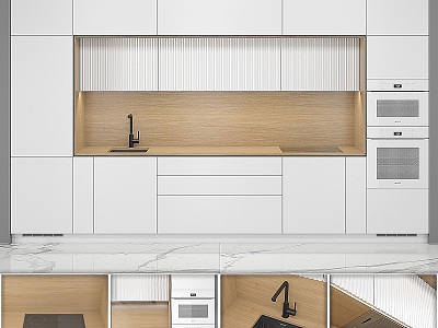 Modern Kitchen Cabinets 3d model