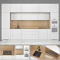 Modern Kitchen Cabinets 3d model