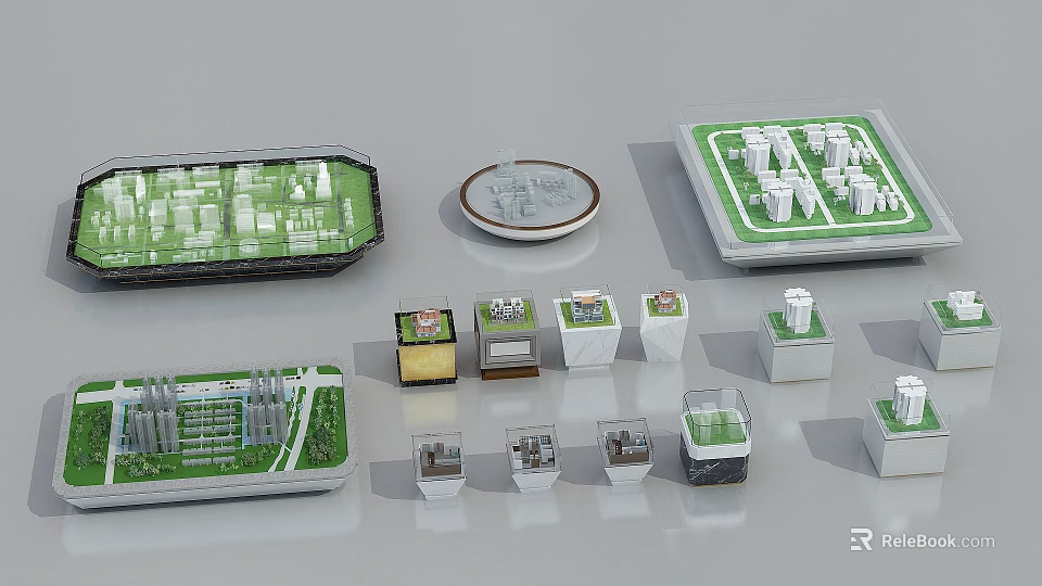 Diverse Commercial Equipment Models For Architectural Planning And Display Applications 3d model 