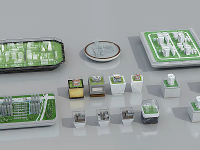 Diverse Commercial Equipment Models For Architectural Planning And Display Applications 3d model