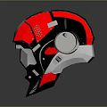 Sci-Fi Helmet Alien Helmet High Tech Helmet Game Helmet 3d model