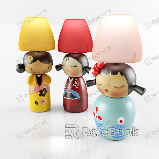 Special-shaped table lamp model