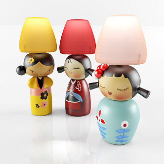 Special-shaped table lamp 3d model