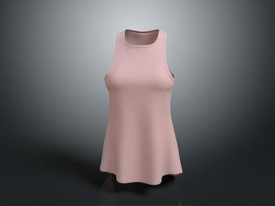 Sexy Clothing Hanging Neck Women's Top Sling Vest Sexy Clothes Women's Fashion 3d model