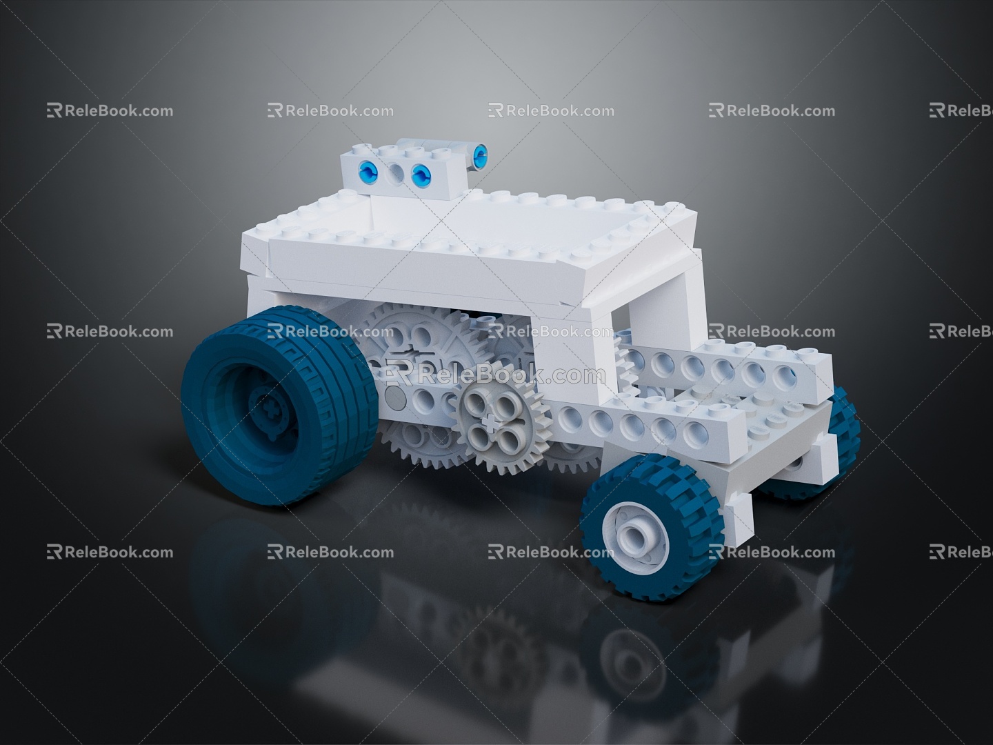 Lego car Modern toy car 3d model