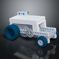 Lego car Modern toy car 3d model