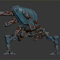 Mech Warrior Mech Soldier Machine Battlearm Mechanical Battlearm Machine Fighter Robot 3d model
