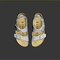 Modern Sandals Open Toe Shoes Platform Shoes 3d model