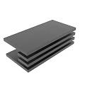 Modern Layered Design Outdoor Chair With Gray Weather Resistant Material For Garden Patio Use