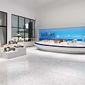 Elegant Modern Liquor Store Interior With Shelves Display Cabinets And Lighting Design
