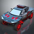 Audi Stylish Electric Toy Off road Vehicle With Red Accents And Large Wheels
